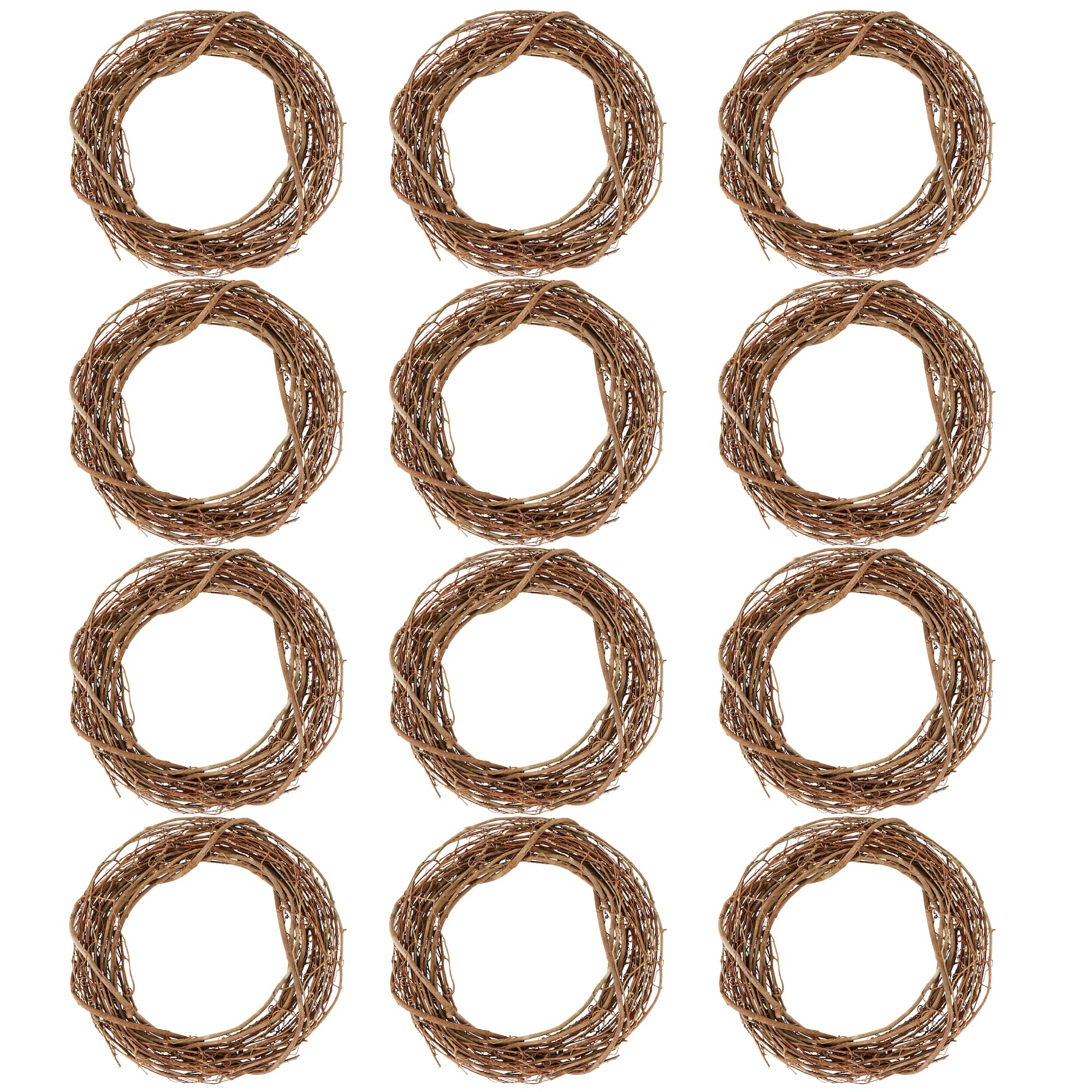 12 Pack: 14" Grapevine Wreath by Ashland®